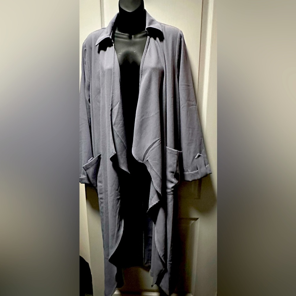 Lush periwinkle duster size large